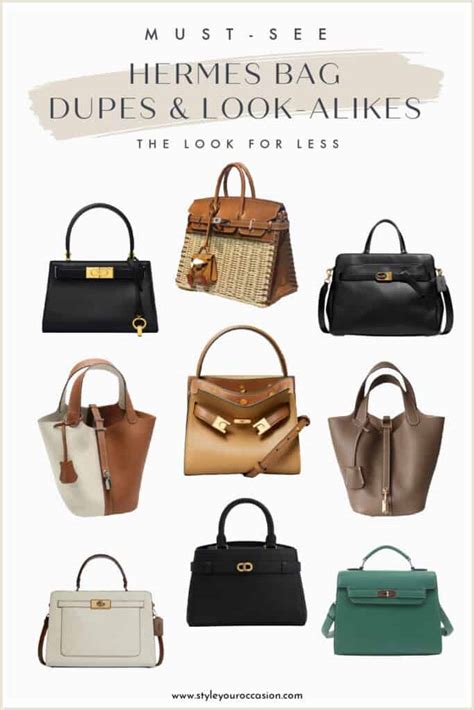 designer inspired hermes handbags|hermes bag look alike.